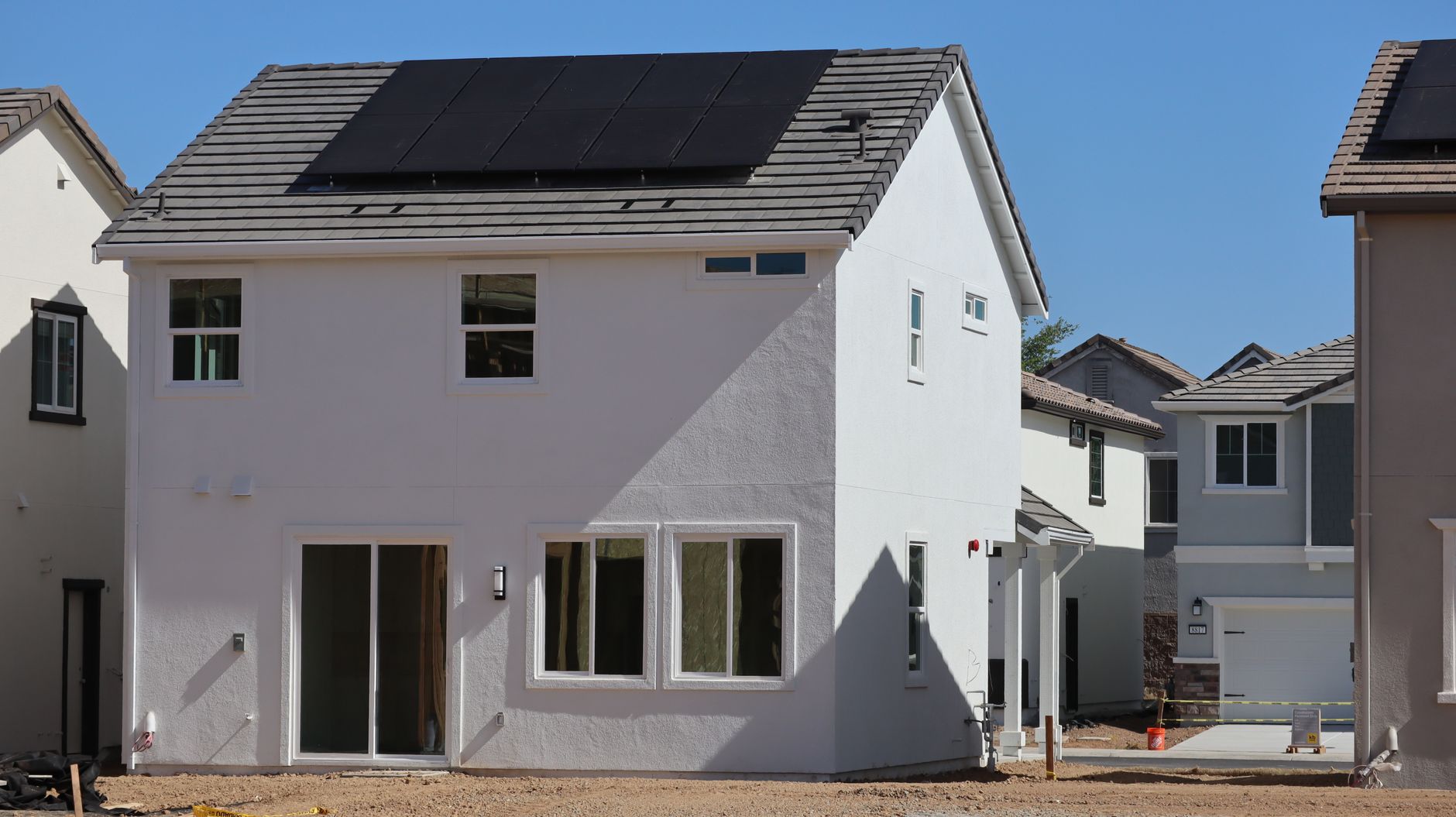 Casa con energía solar independiente